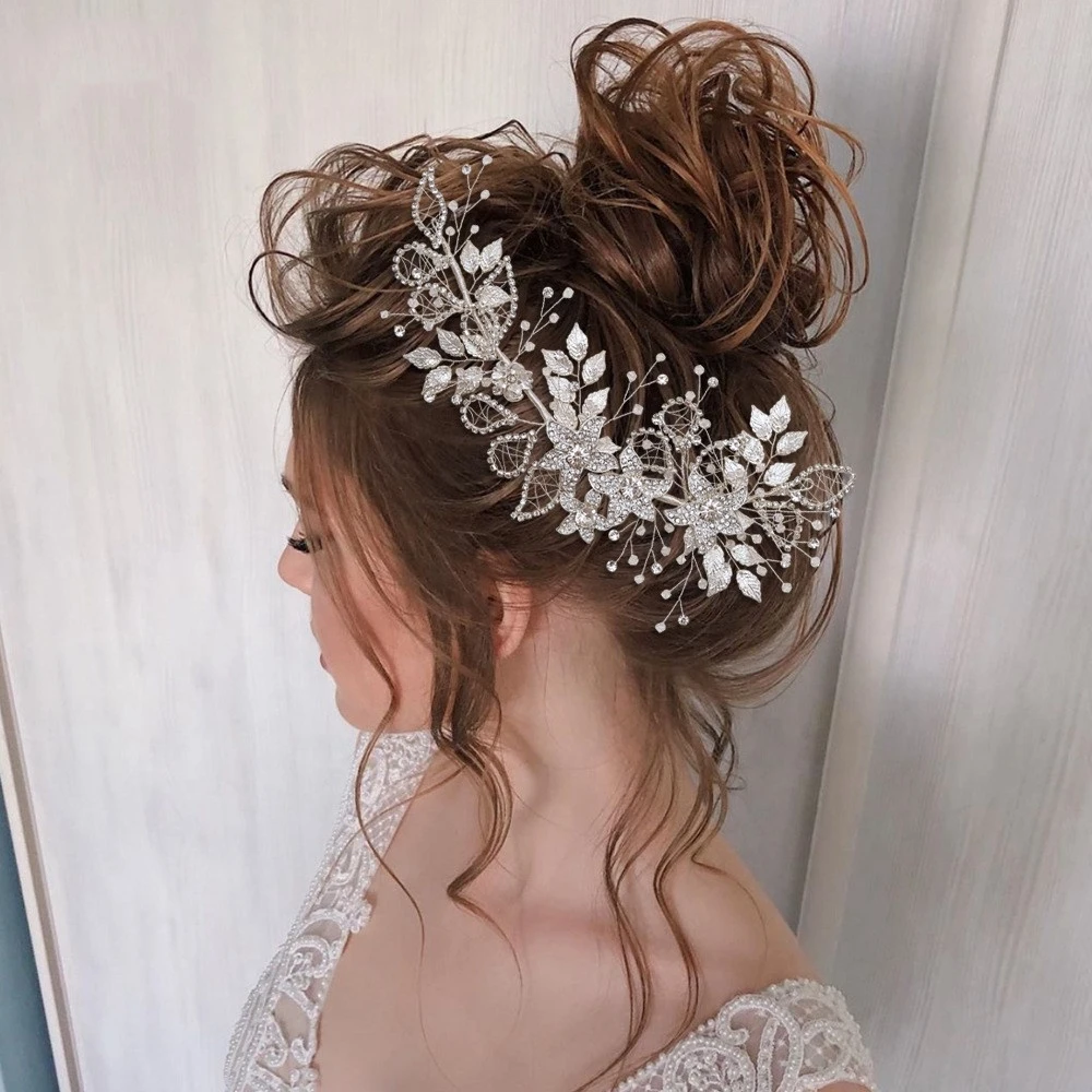 Cheerfeel SP308 wholesale handmade decorative gold hair accessories headpieces for fashion women
