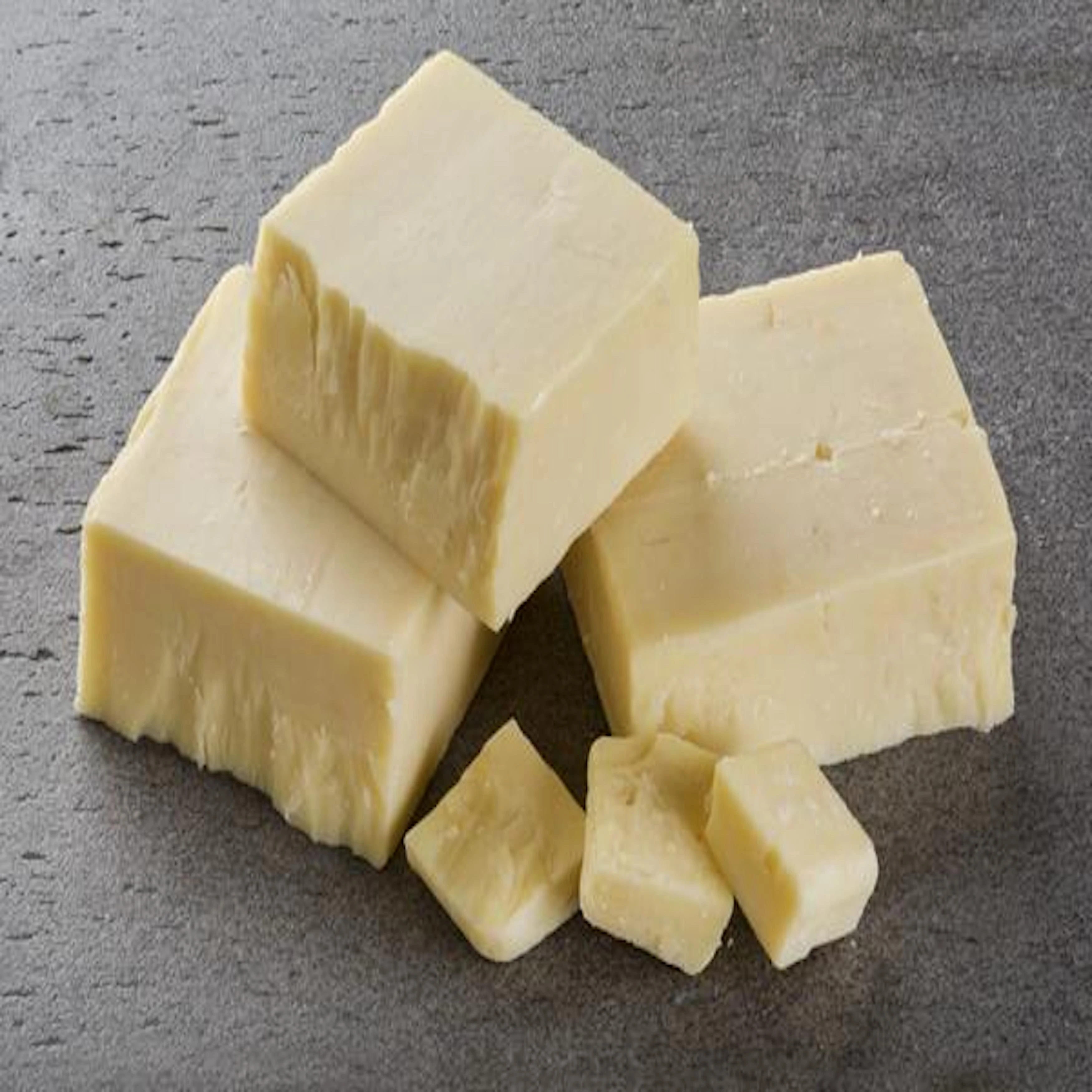 Cheese block made from fresh milk