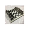 Chess piece set with Stone Board and Metal Player