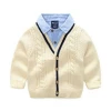 Children Clothing Manufacturers China Detachable Collar Baby Pullover Sweater Design