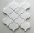 Import China Art Design Bianco Carrara White Arabesque Marble mosaic tiles Waterjet Artistic Lantern Mosaic Tile from China