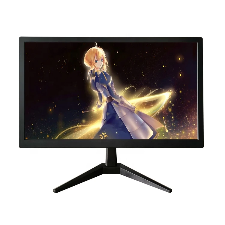 China computer monitor manufacturer 19inch flat screen tripod monitor standing