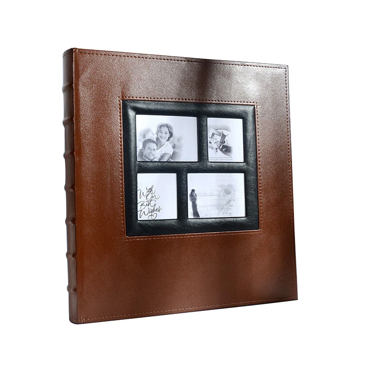 China durable wholesale leather  cover  photo album