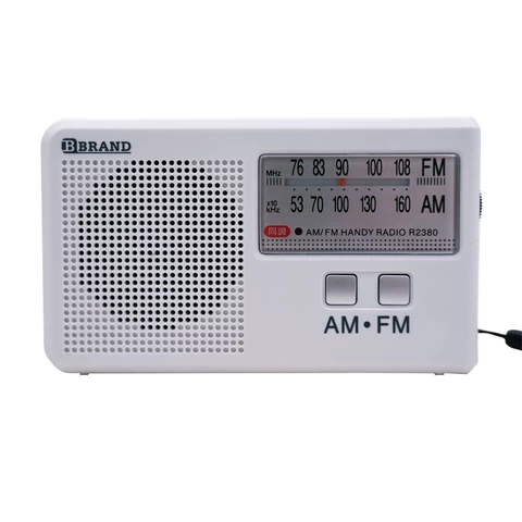 China Factory  3V 2 AA Battery radio am fm receiver Elderly Gift mini size radio