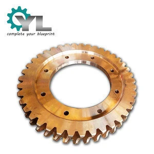 China Forging Factory Reducer Spare Parts Worm and Worm Gear