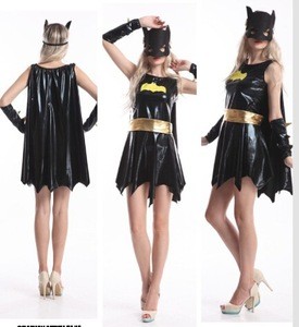 China Halloween tv movie adult Instyles supplier Bat Girl Ladies Sexy Costume costumes fancy dress outlet