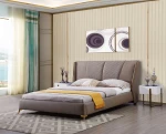 China Manufactory Hotel Bed Room Furniture Multi-Function Modern Soft Leather Bed 1.8 M Double Bed
