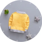 China manufactory winter baby warm knitted pullover baby girl boy sweater designs newborn baby boys clothes