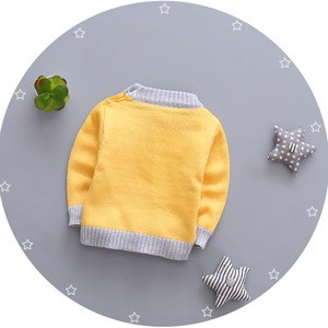 China manufactory winter baby warm knitted pullover baby girl boy sweater designs newborn baby boys clothes