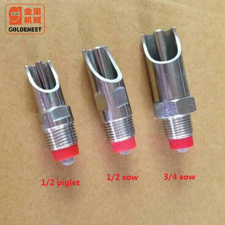 china manufacture brass drinking nipple,automatic water feeder,drinker nipple for nipple drinkers for pigs