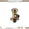 China professional manufacturer bathroom accessory brass bibcock valve taps with Antique flower design