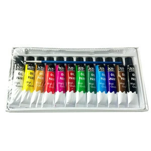 China Supplier 12 Colors Oil Paint Set For Artist Painting