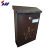 China supplier stainless steel lockable wall mounted waterproof mailbox wholesale