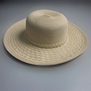 Chinese adults wide brim paper straw hat
