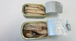 Chinese canned fish 125g sardine fillets in tins in sunflower oil with chili skineless and boneless