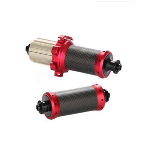 Chinese factory directly supplied Mountain bike disc brake carbon fiber hub  4 bearing Barrel shaft quick removal and conversion