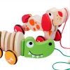 Classic Early Learning Classic Early Learning Wooden Pull Puppy Crocodile Kids Toy