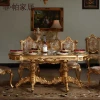 Classic Italian Furniture - Hand Carved Solid Wood Dining Room Set