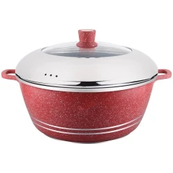 classic modern40cm stainless steel lid nonstick kitchenware casserole soup wok cooking pot cookware