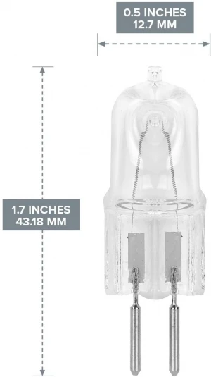 Clear Dimmable Lights G6.35 China Supplier G5.3 110V-120V Halogen Lamp Bulb