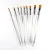 Import Clear plastic handle nylon hair painting art brushes from China