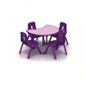 Colorful desk and chair kindergarten classroom children furniture set HFA-27301