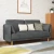 Import comfortable fabric furniture Athens Black iron ash Elegant Grey high quality home modern Living Room Home sofa from China