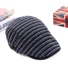 Comfortable Woolen Britain Style Beret Cap Striped Color Winter Warm Beret for Wholesale