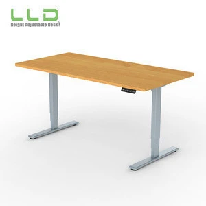 Commercial Furniture Electric Automatic Sit Stand Height Adjustable Desk