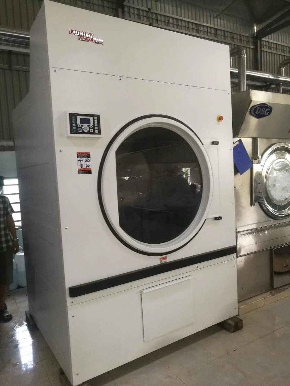 Commercial Laundry Equipment Tumble Dryer 50-70-100kg Made From Shanghai Warranty 1 year