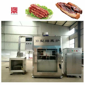 Commercial meat/ bacon/ sausage smoke house oven smoked sausage making machine