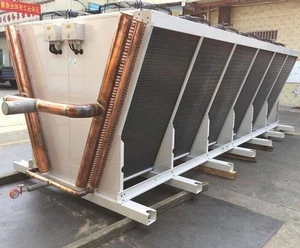 Copper tube air cooled heat exchanger for power plant