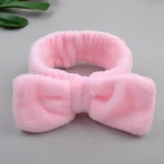 Coral Fleece Soft Headband Cross Top Knot Hairband Elastic Hair Band For Women Girls Wash Face Turban Headwear Hair Accessories