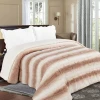 corderito solid flannel PV fur reverse sherpa comforter
