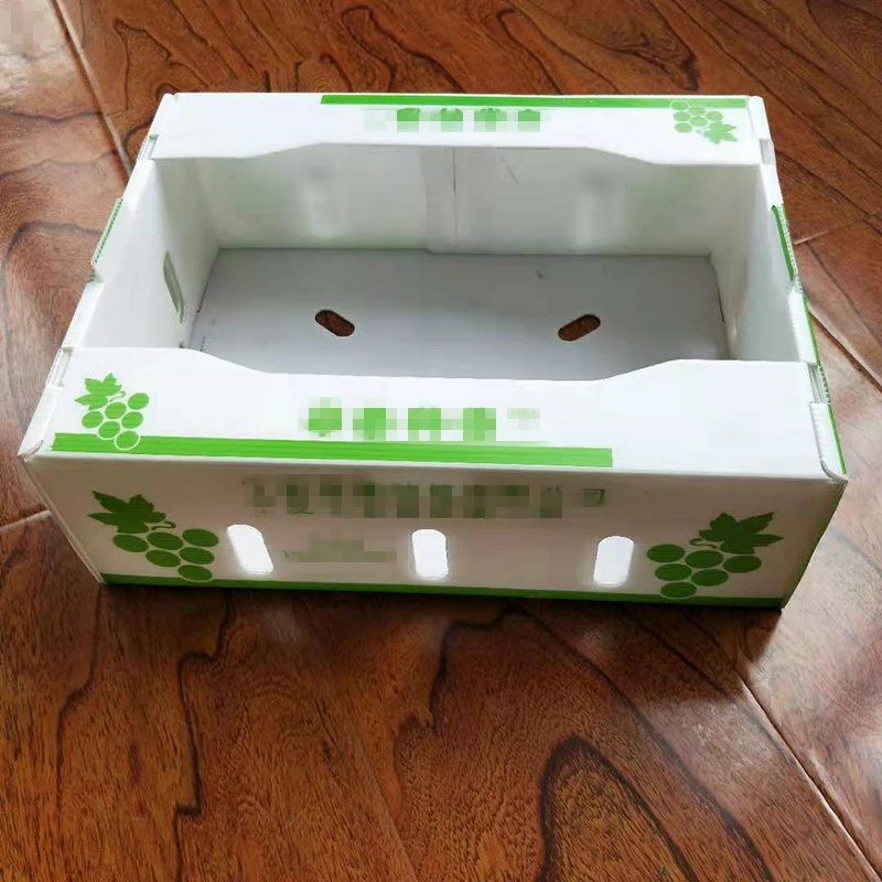 Coroplast/Corflute PP Corrugated plastico cajas carton danpla box for packing bananas grapes pineapple peach asparagus box