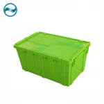 Crates Warehouse Logistics Vegetable Fruit Moving and Stackable and Nestable Storage Plastic 680*430*320mm Solid Box 539*364*255