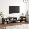 Creative designs contracted modern living room MDF wood corner tv cabinet TV stands