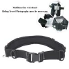 Creative outdoor multifunction belt Black Tactical Multifunction Nylon Belt with Plastic Buckle for riding travel photography