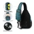 Import Crossbody Sling Backpack Sling Bag Travel Hiking Chest Bag Daypack from China