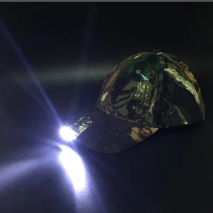 Custom baseball Night LED lantern hat sports fishing cap caps with light