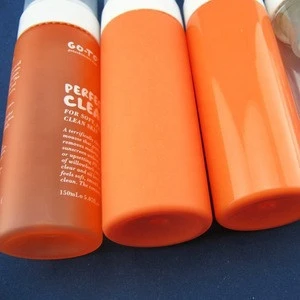 Custom color 150ml matt spray PET foam pump bottle with cover cap