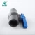 Import Custom design 1/2-4 inch pvc blue handle compact ball valve for water from China