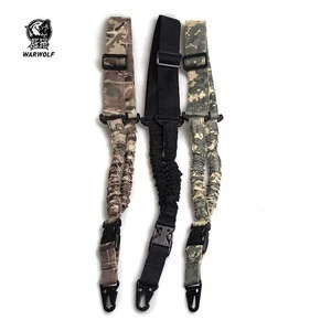 Custom durable nylon single point belt sling gun accessories