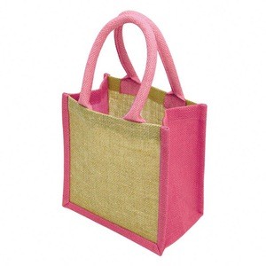Custom Eco Friendly Laminated Jute Bag Burlap Reusable Grocery Bag Linen Hessian Shopping Tote Bags With Custom Printed Logo