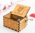 Import Custom Engraved Hand cranked wooden  H-P music box from China
