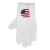 Import Custom Fashionable Shamrock Sheepskin White Durable Golf Glove from China