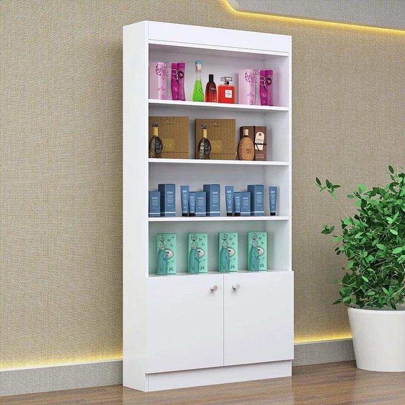 Custom High-Grade White Wooden Display Cabinet