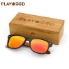 Custom Logo Bamboo Wood Sunglasses Polarized CE FDA Approved