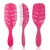 Import Custom Logo Plastic Pink Black Designer Medium 360 Men 100% Curved Hard Bristle Hair Massage Brush Wave Vent Brushes from China