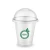 Import Custom Logo Plastic PLA Cup Juice Slush Ice Coffee Cup with Straw and Dome Lids from China